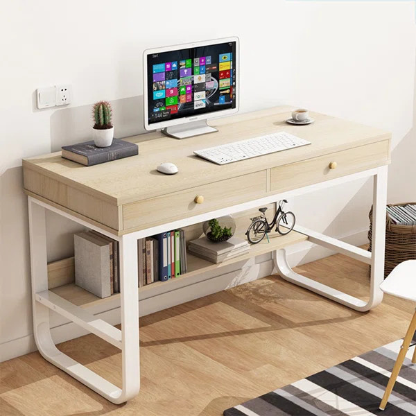 Multi-Layer Storage Frame Computer Desk | Wayfair North America