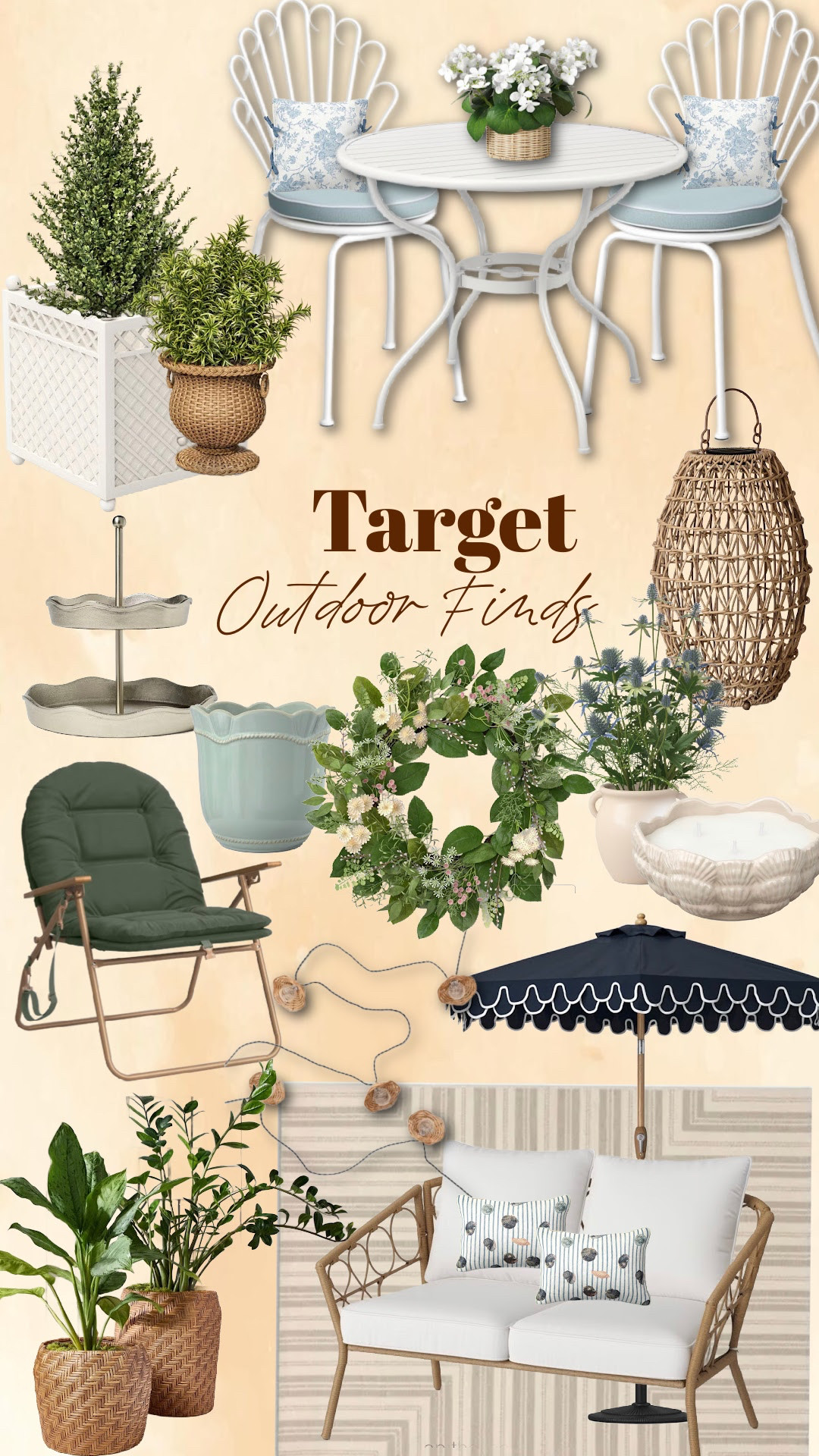 Target Outdoor Finds


Sarah Joy, Patio,  Outdoor Decor, Furniture, decor


 

 #LTKSeasonal #LTKHome #LTKSaleAlert