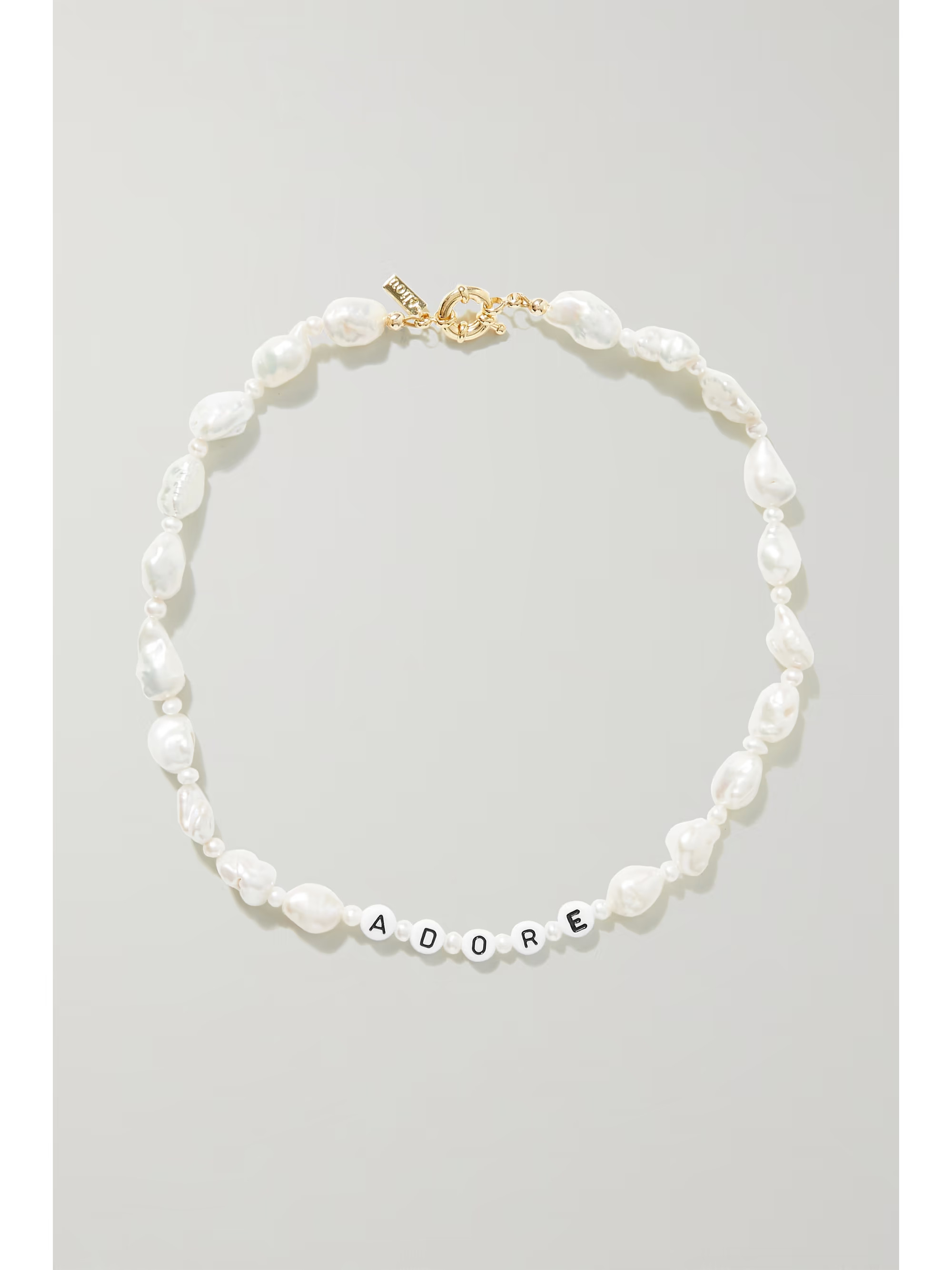 All The Feels Kette mit Perlen, Zierperlen und vergoldeten Details | NET-A-PORTER (UK & EU)