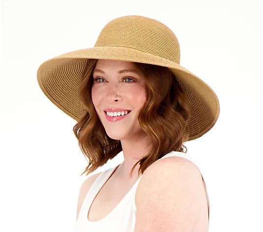Girl With Curves Straw Hat | QVC