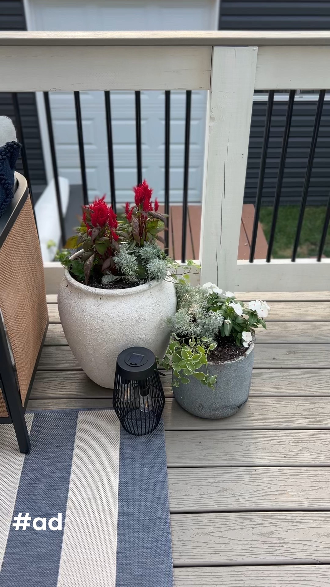 This planter looks so good next to the loveseat. I adore the texture and size on this from @loweshomeimprovement #ad #Lowespartner

#LTKSeasonal #LTKSaleAlert #LTKHome