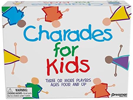 Pressman Charades for Kids -- The 'No Reading Required' Family Game, 5" | Amazon (US)