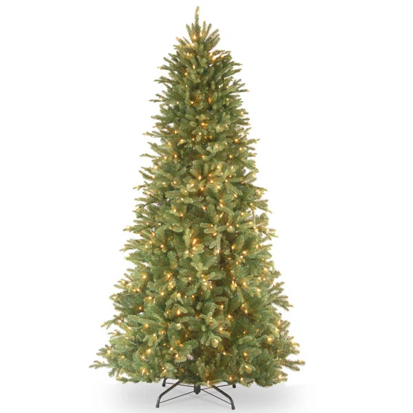 Tiffany Fir Lighted Artificial Fir Christmas Tree | Wayfair North America