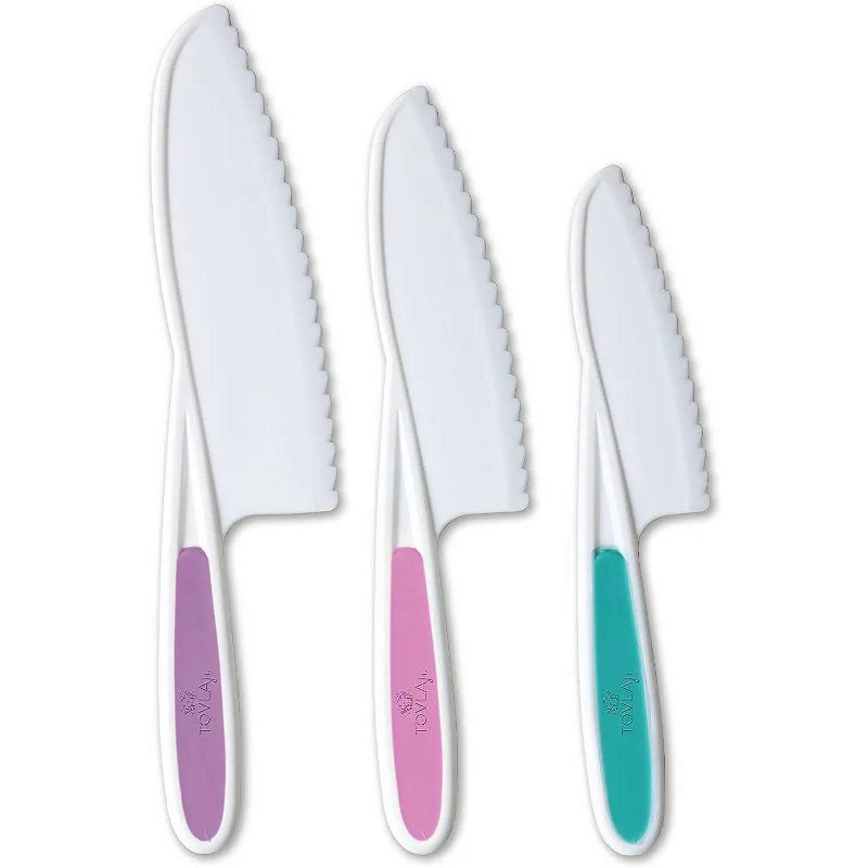 Tovla Jr. 3pc Nylon Kitchen Knife Set Pink | Target