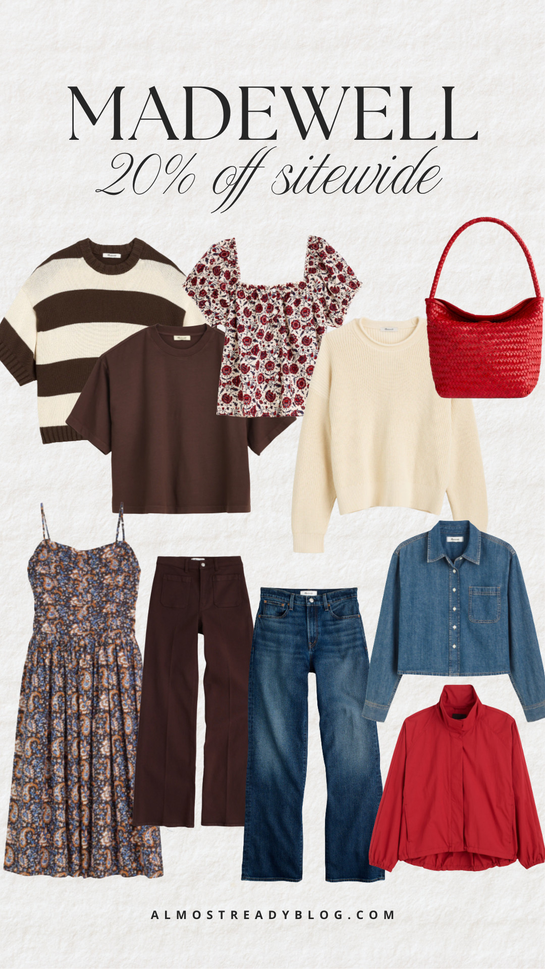 Madewell favorites for now and fall, 20% off sitewide with code LTK20.

Madewell sale, Madewell finds, fall fashion, early fall, fall staples, transitional style, everyday outfits, fall wardrobe, denim essentials, casual fall style

#LTKOver40 #LTKSaleAlert