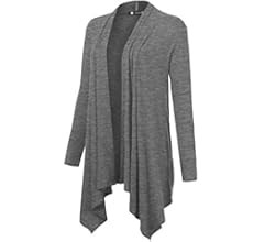 URBANCLEO Womens Basic Hi-Lo Open Front Long Cardigan | Amazon (US)