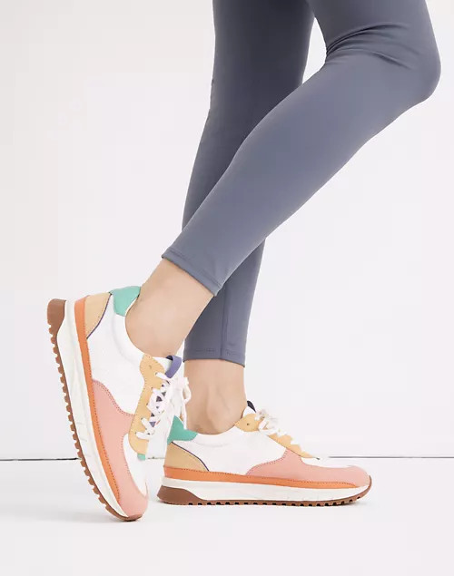 Kickoff Trainer Sneakers in Colorblock Leather | Madewell