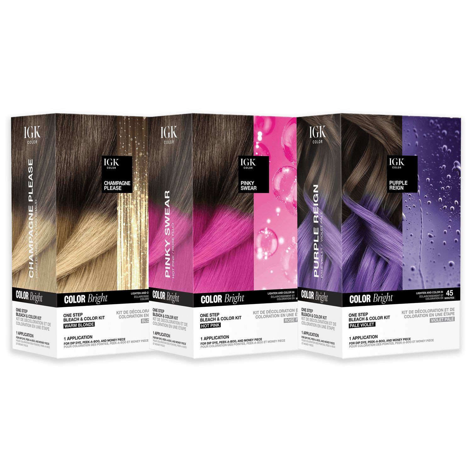 Color Bright One Step Bleach & Color Kit for Accent Pieces | Sally Beauty