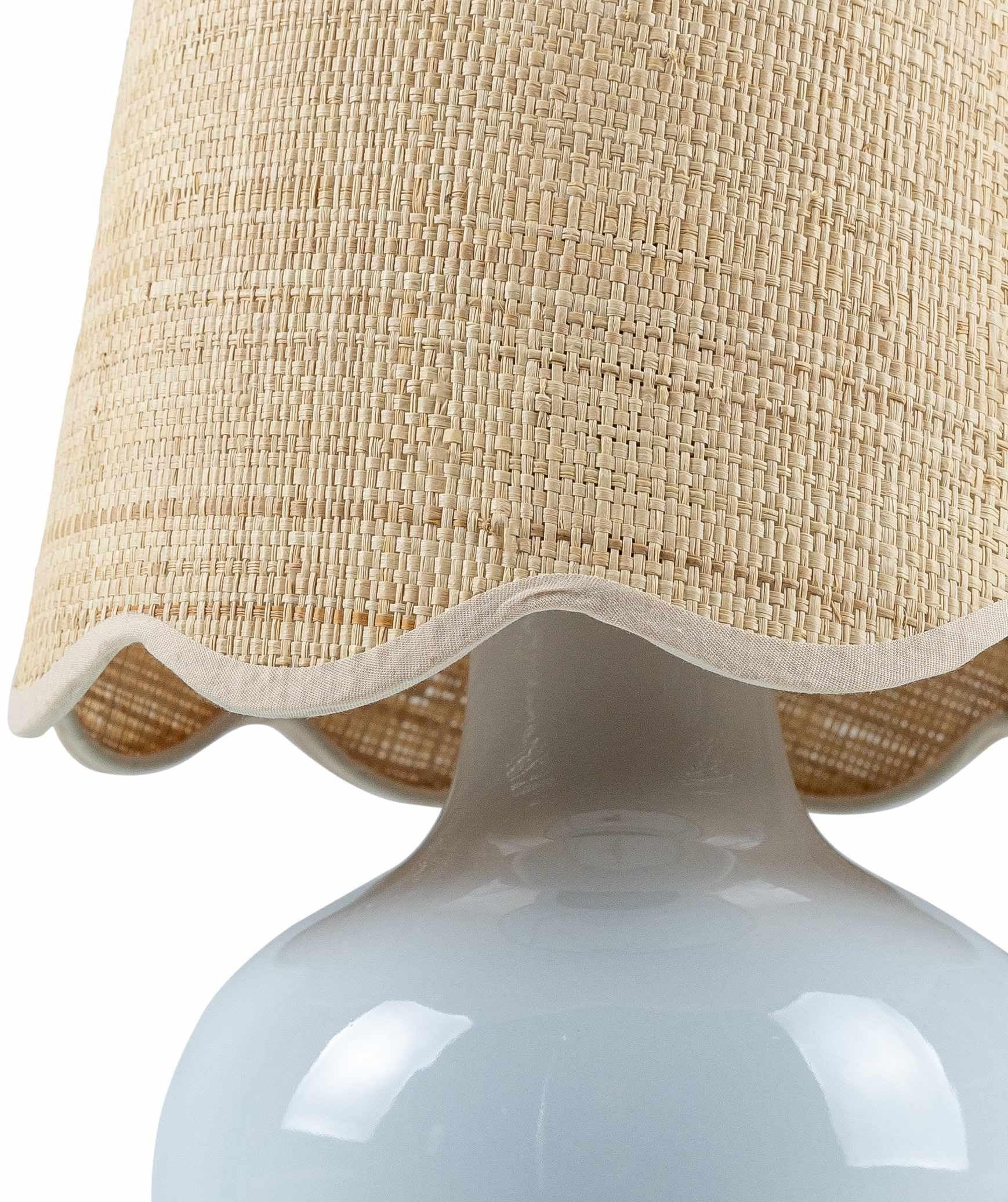 Theisseil Boho Ceramic and Jute Bedside Table Lamp for Bedroom Nightstand - End Side Lighting for... | Amazon (US)