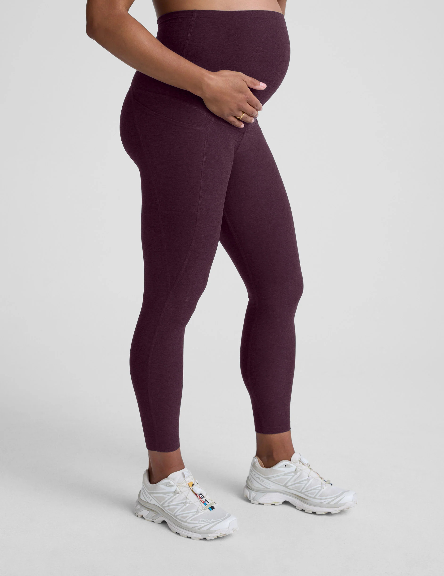 Spacedye Love the Bump Maternity Pocket Midi Legging | Beyond Yoga | Beyond Yoga