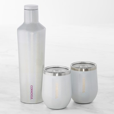 Corkcicle Insulated 25-Oz. Beverage Canteen & Stemless Wine Glass Set | Williams Sonoma | Williams-Sonoma