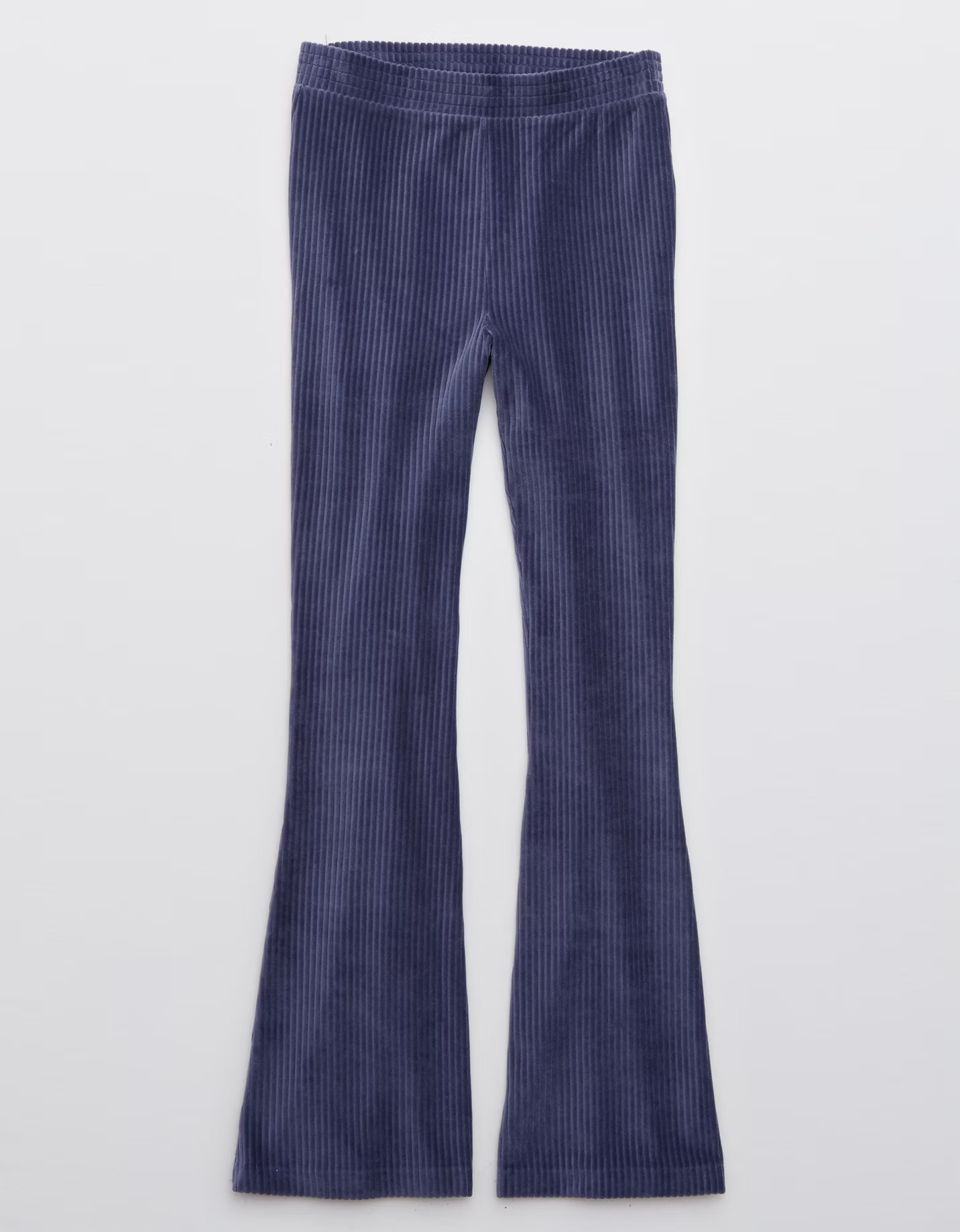 Aerie Groove-On Velour High Waisted Flare Pant | American Eagle Outfitters (US & CA)