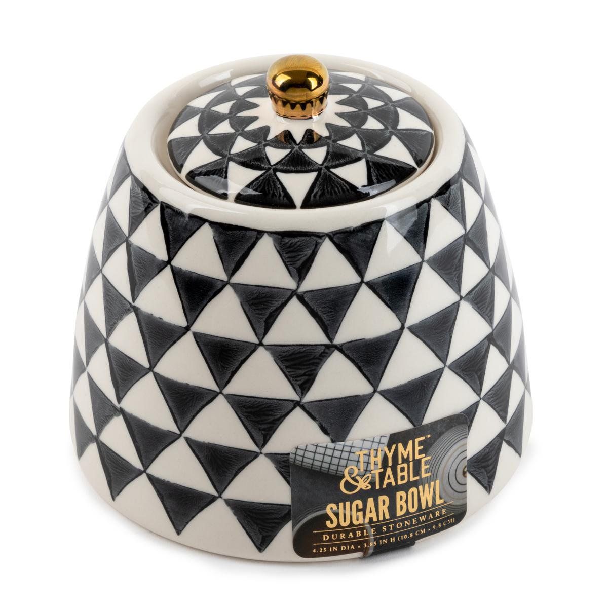Thyme & TableAssorted Patterns Stoneware Sugar Canister | Walmart (US)