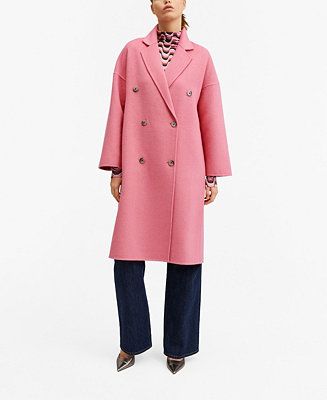 MANGO Women's Handmade Wool Coat & Reviews - Coats & Jackets - Women - Macy's | Macys (US)