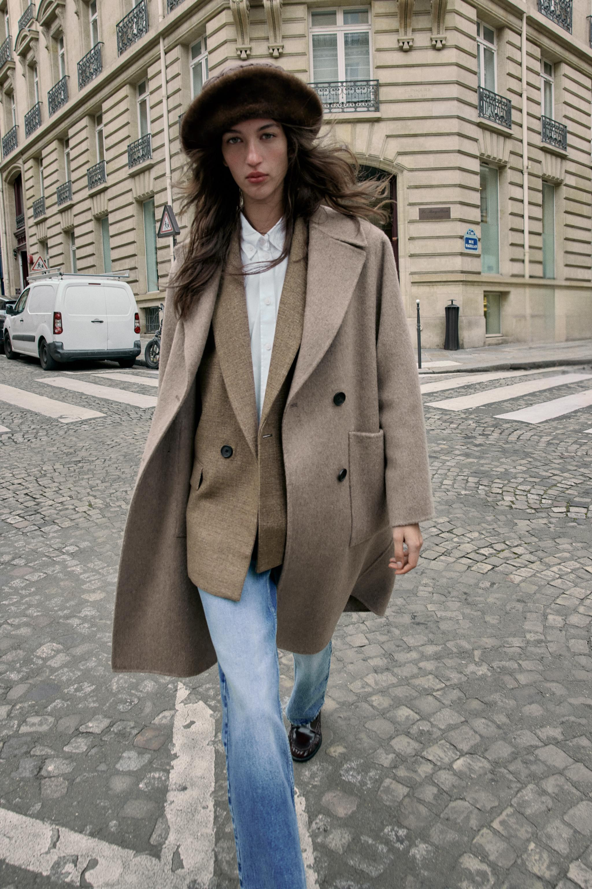 LANGER ZWEIREIHER AUS WOLLE | Zara DE