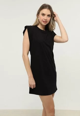 Vestido Colcci Curto Muscle Preta | Dafiti (BR)