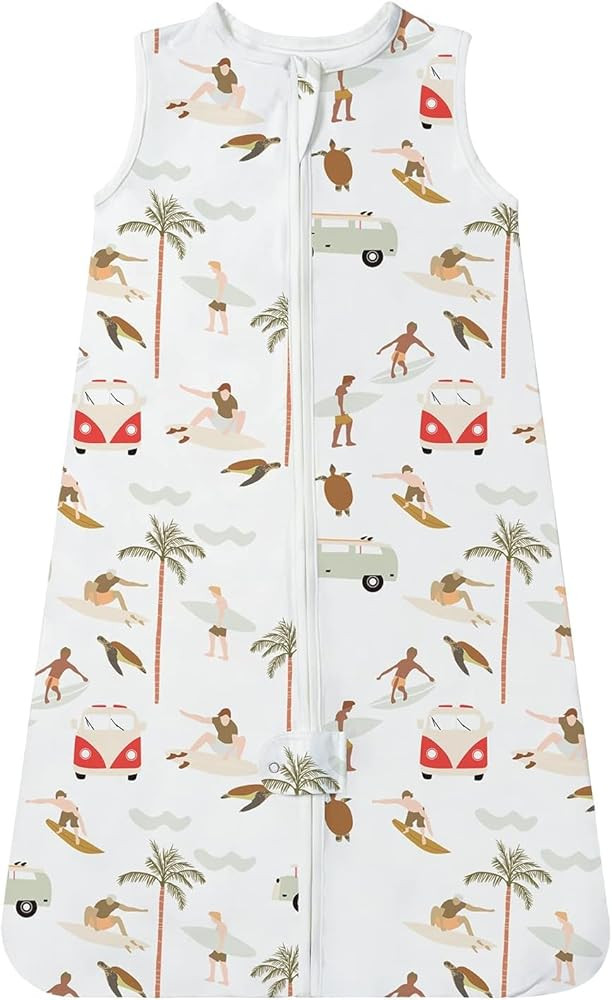 TotAha Light Sleep Sack, Stretchy, Soft, Cozy Wearable Blanket Sleep Bag with 2-Way Safe Zippers ... | Amazon (US)