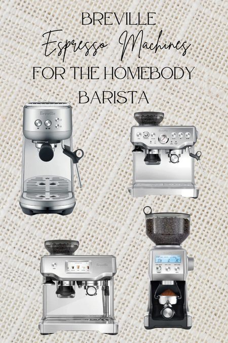 A few espresso machine options for my fellow homebody baristas! I love all these options from Amazon! #espresso #homebody #barista #coffee #drinkcoffee

#LTKGiftGuide #LTKfamily #LTKsalealert