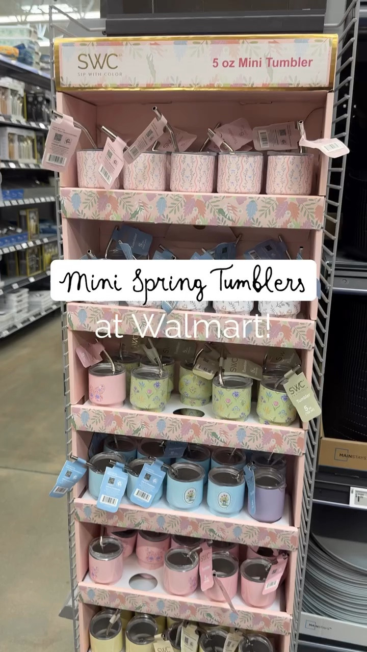 The cutest mini spring tumblers (shot glasses) 😂 at Walmart and they’re only $4.97! Follow + comment “SHOP” for a link! (make sure you’re following to receive it) ✨ & if you love Holiday finds and gift ideas, follow along for more!