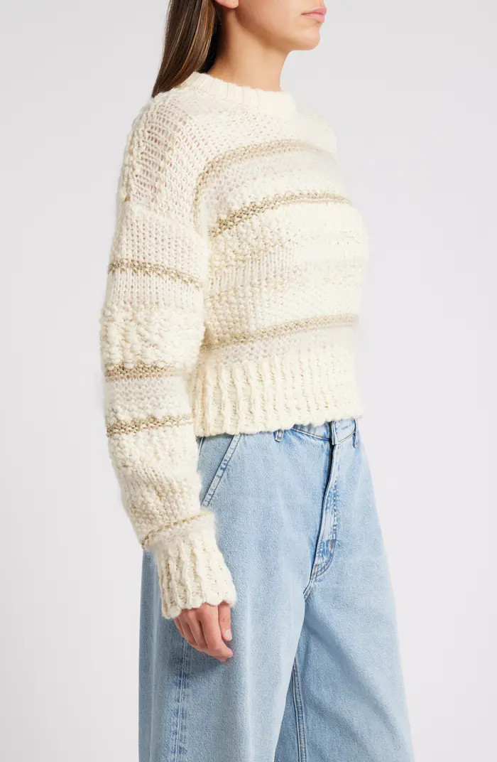 FRAME Texture Stripe Sweater | Nordstromrack | Nordstrom Rack