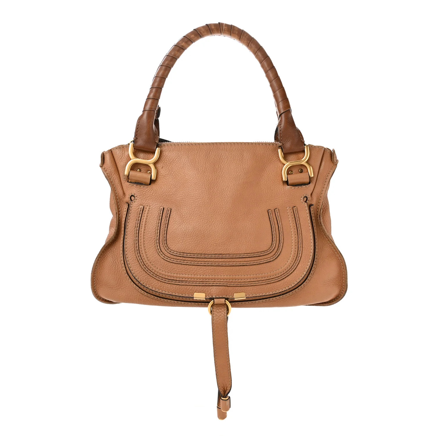 Calfskin Medium Marcie Satchel Light Tan | FASHIONPHILE (US)
