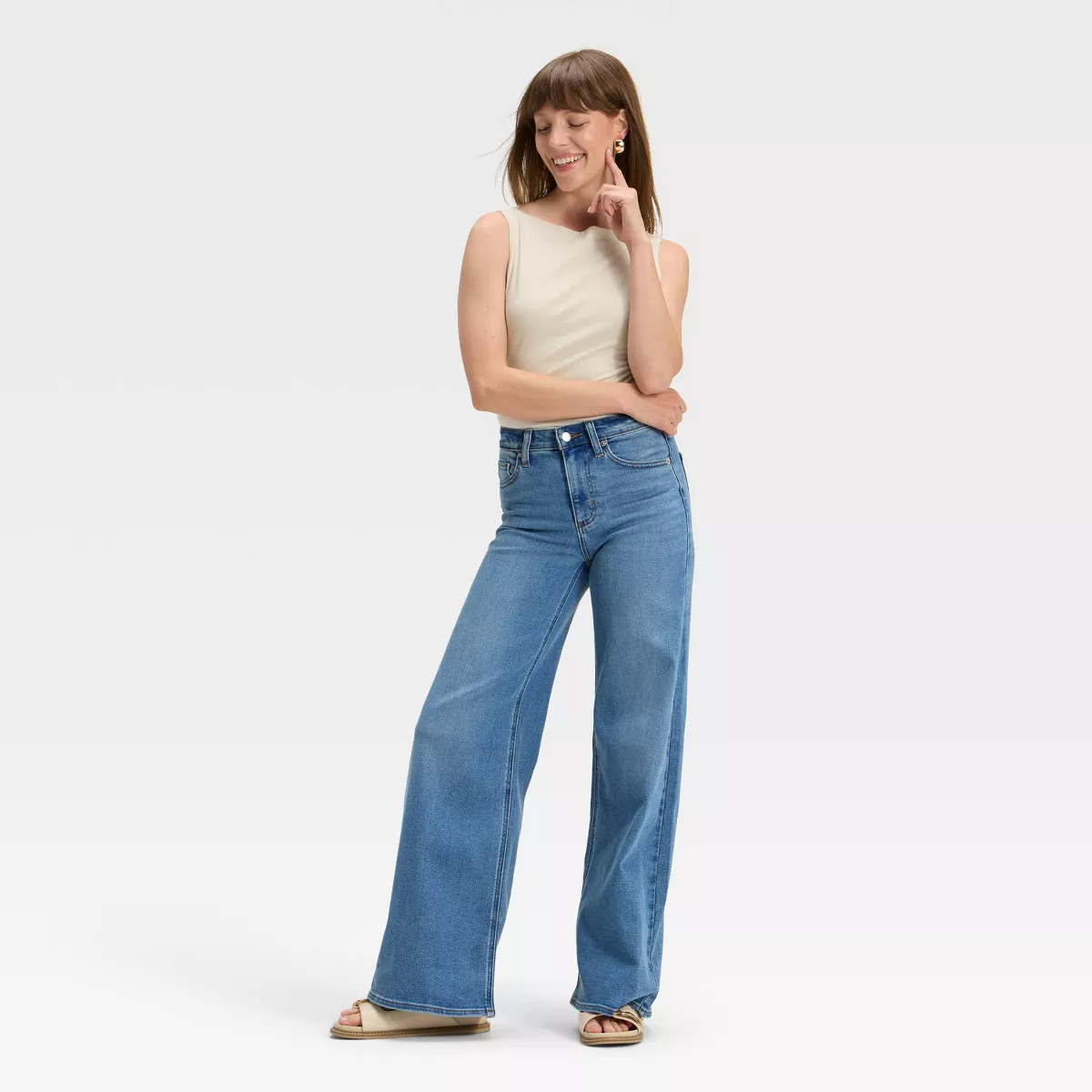 Women's High-Rise Wide Leg Jeans - Universal Thread™ | Target
