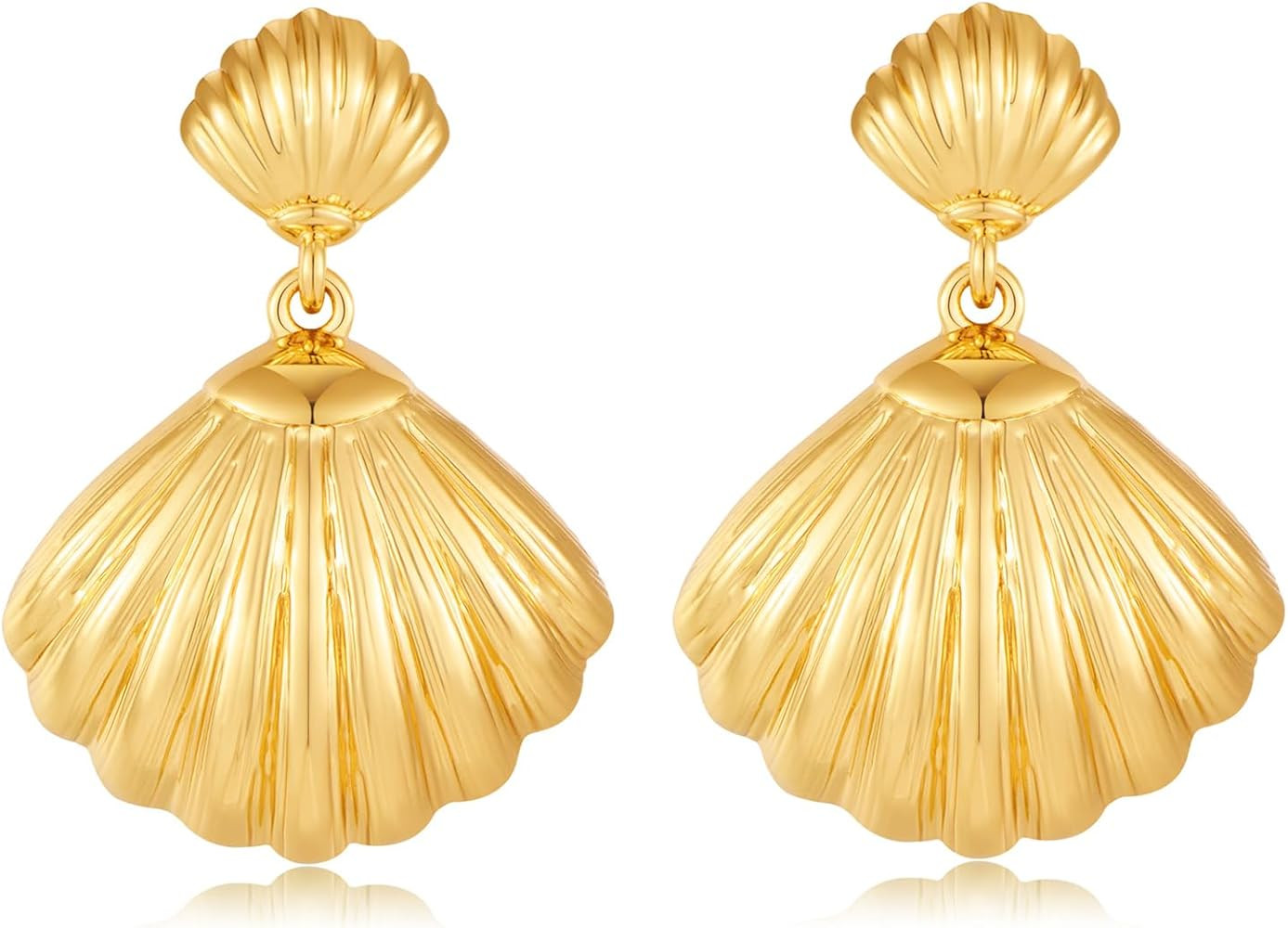 Women Boho Vintage Dangle Earrings for Women Texture Earrings Summer Beach Jewelry | Amazon (US)