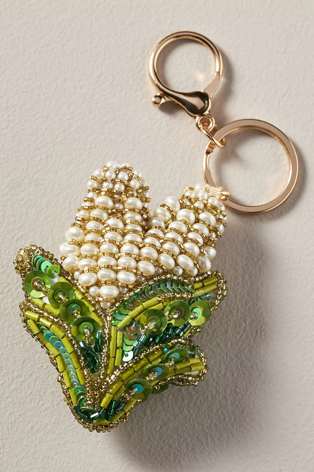 Beaded Vegetable Bag Charm | Anthropologie (US)