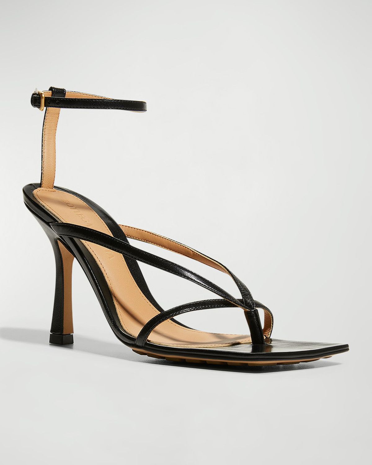Multi Strap Stretch High-Heel Sandals | Neiman Marcus