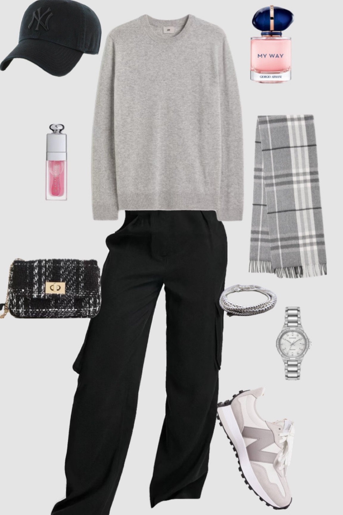 Simple casual look for everyday wear. 