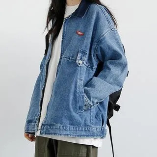 Oversized Denim Jacket | YesStyle Global