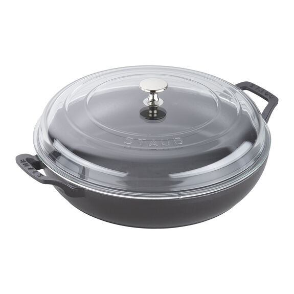 12-inch, Braiser with Glass Lid, black matte | The ZWILLING Group Cutlery & Cookware