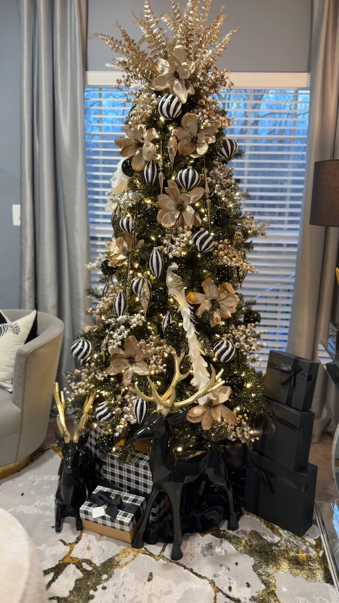 Modern Black Christmas Tree styling from ZGALLERIE’S Luxury Christmas Collection 

#LTKHoliday
