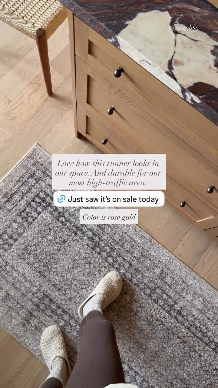 Rug on sale today!
Shop now!

#classicstyle
#homedecor
#springhome
#springcleaning
#kitchenrunner

#LTKSaleAlert #LTKHome #LTKvlog