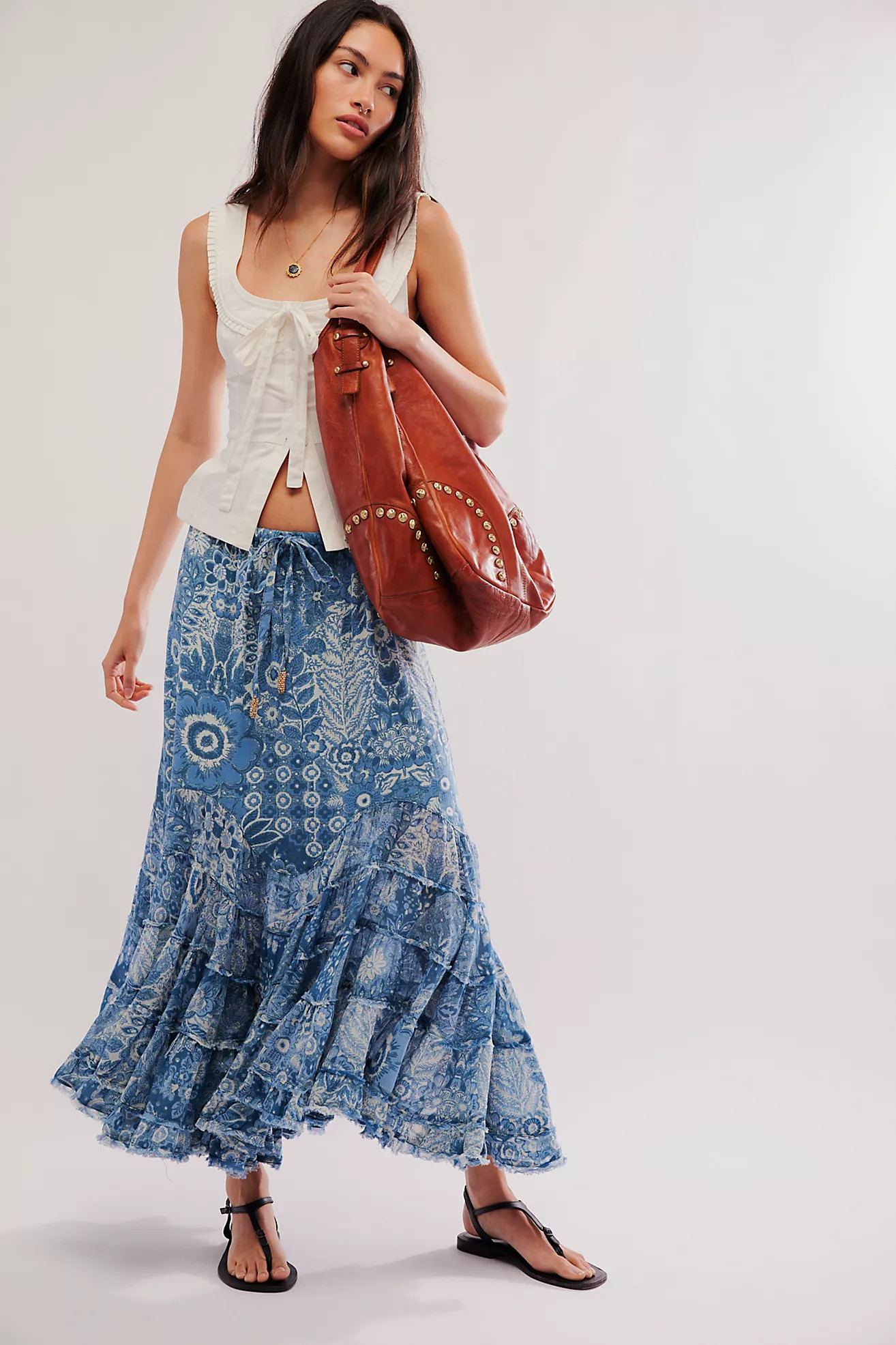 Calista Printed Maxi Skirt | Free People (Global - UK&FR Excluded)