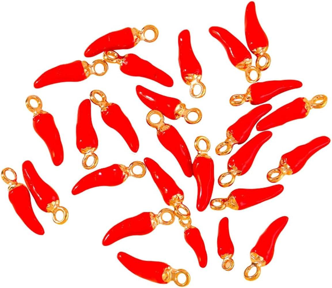 YYMSEN 15Pcs Chili Pepper Charm Pendant Vegetable Charm for DIY Jewelry Earring,Hot Pepper Charms... | Amazon (CA)