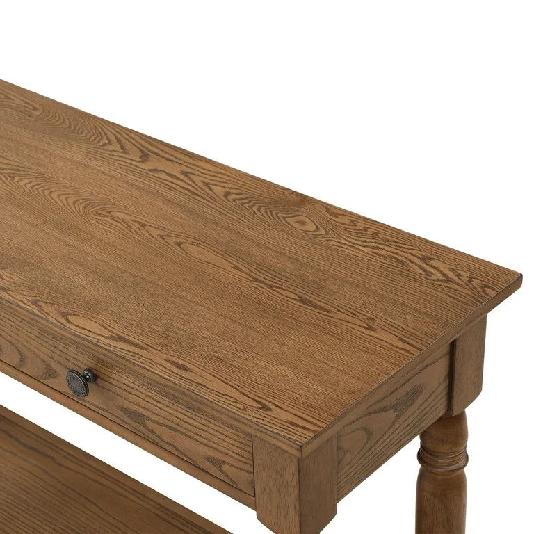 The Pioneer Woman Helen Console Table Made With Solid Wood Frame, Heirloom Brown - Walmart.com | Walmart (US)