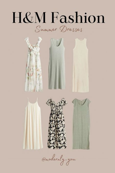 H&M summer style midi/maxi length dresses. 



#LTKstyletip #LTKfindsunder50 #LTKhome