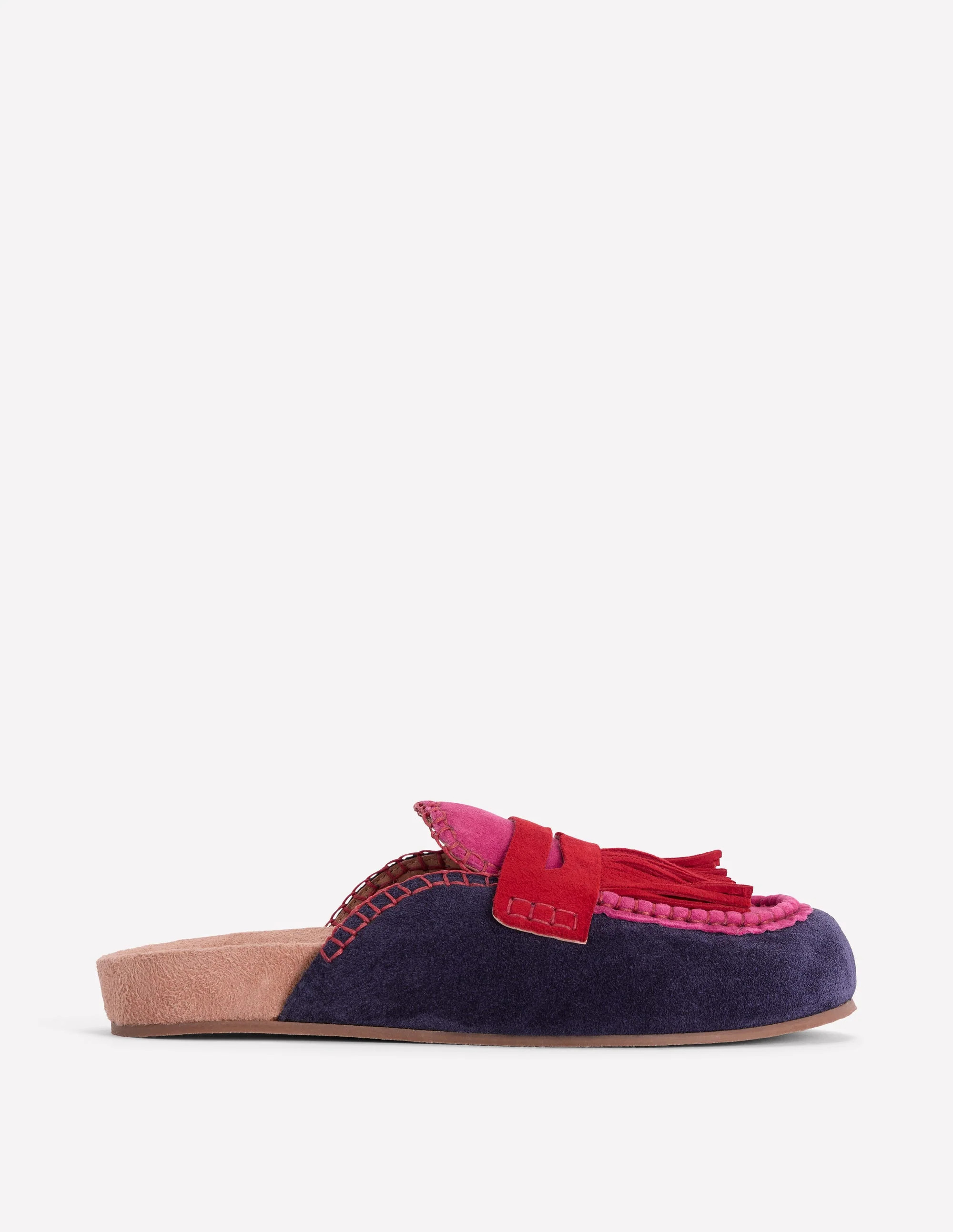 Etta Ghillie Mule Clogs-Colourblock | Boden UK