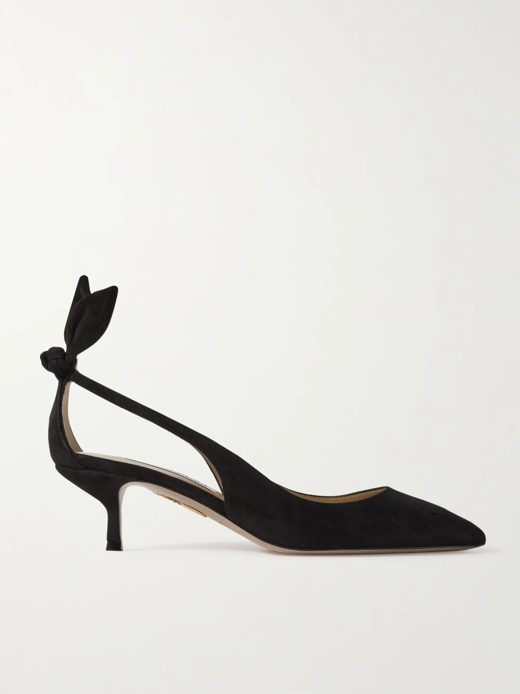 Bow Tie 50 suede pumps | NET-A-PORTER (US)