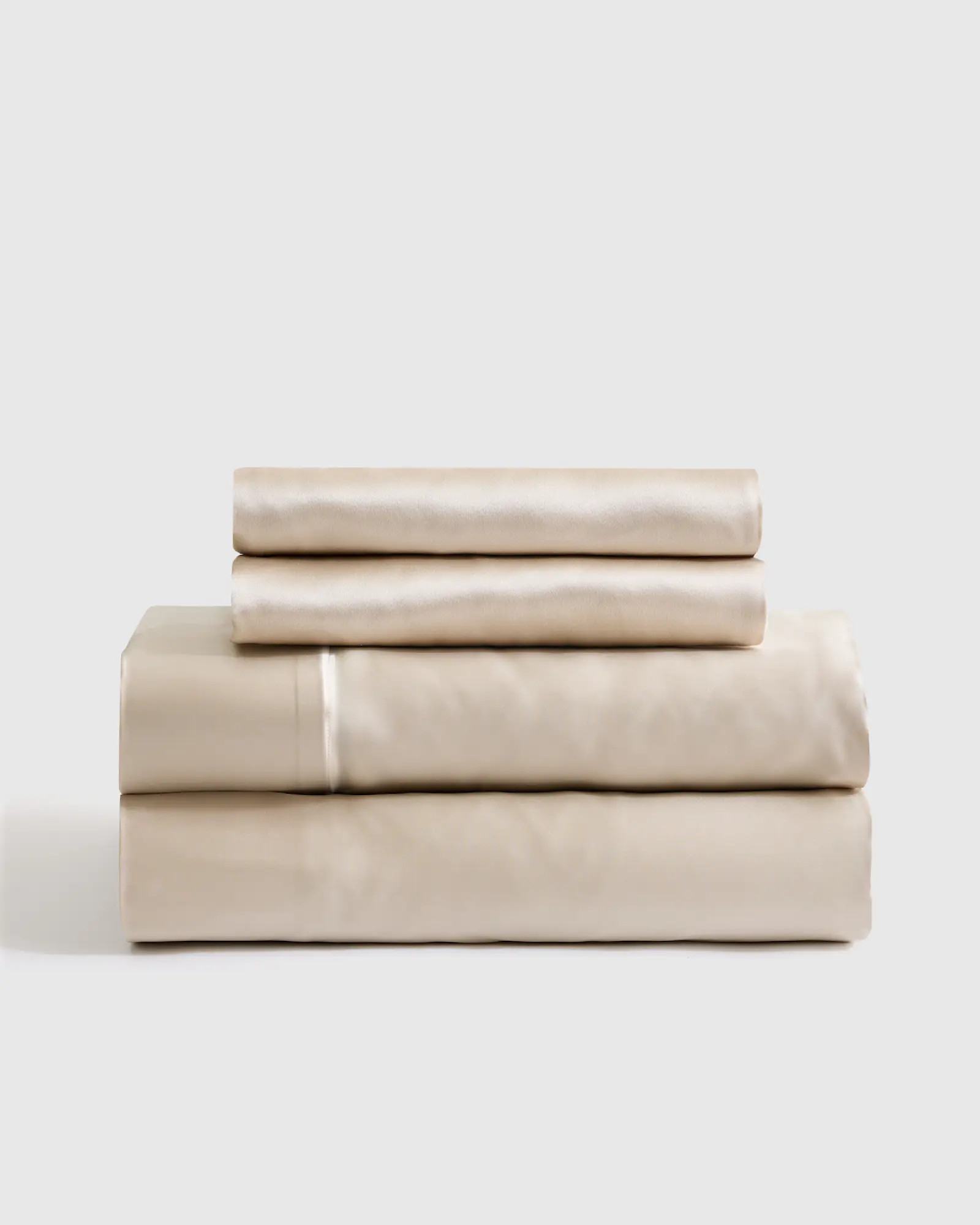 Mulberry Silk Sheet Set in Champagne | Quince