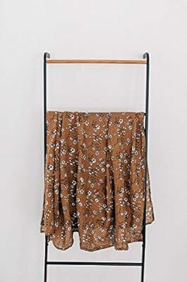 Mebie Baby Vintage Floral Muslin Swaddle Blanket | Amazon (US)