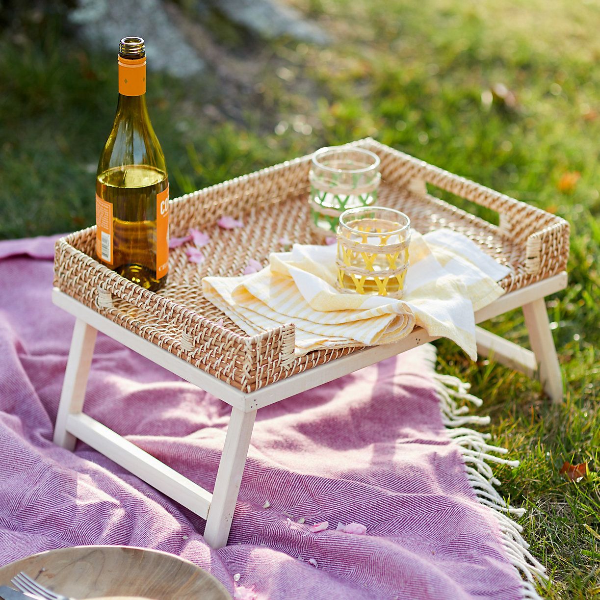 Rattan Folding Tray | Terrain