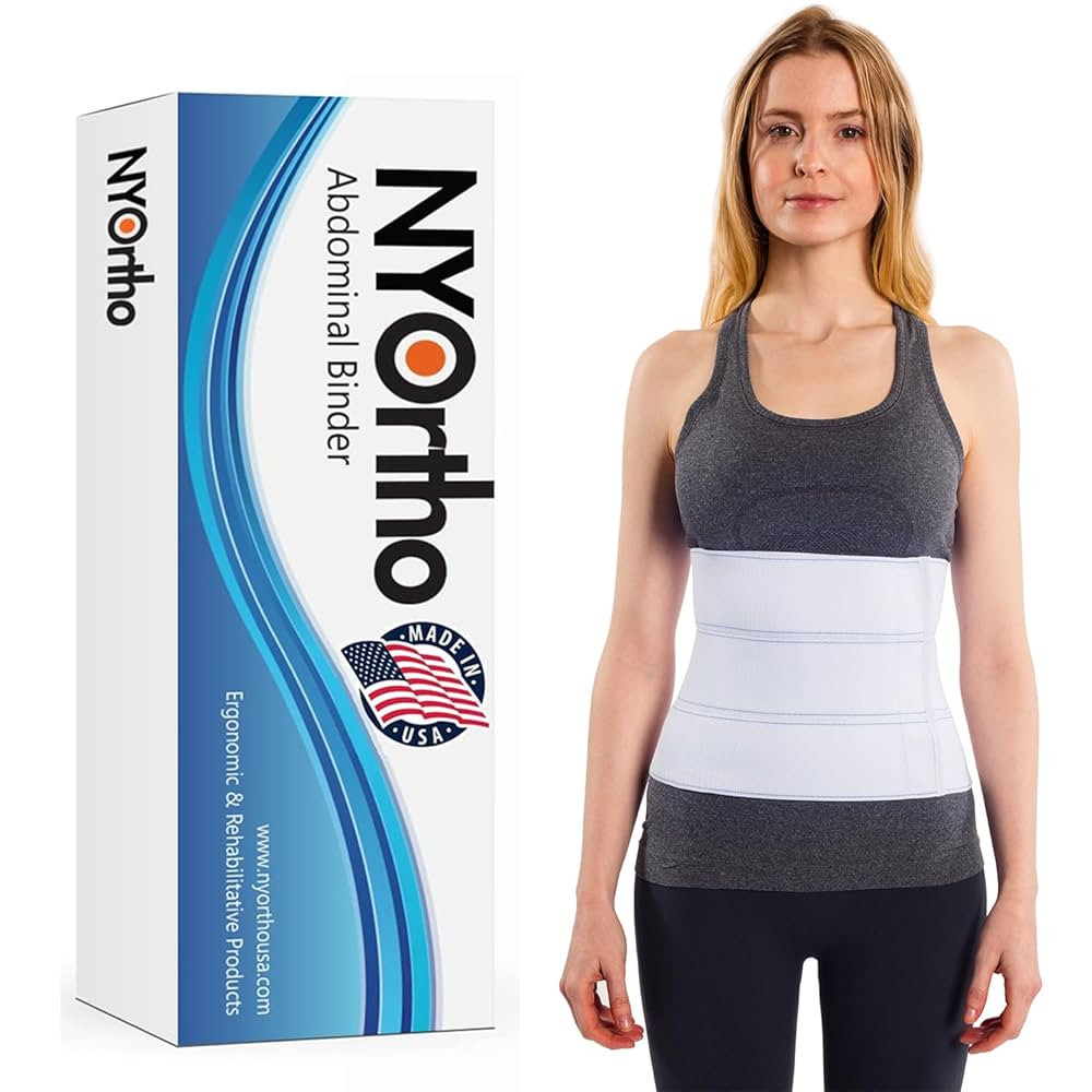NYOrtho Post Surgery Abdominal Binder - Waist Support Belt for Men & Women - Postpartum Belly Ban... | Amazon (US)