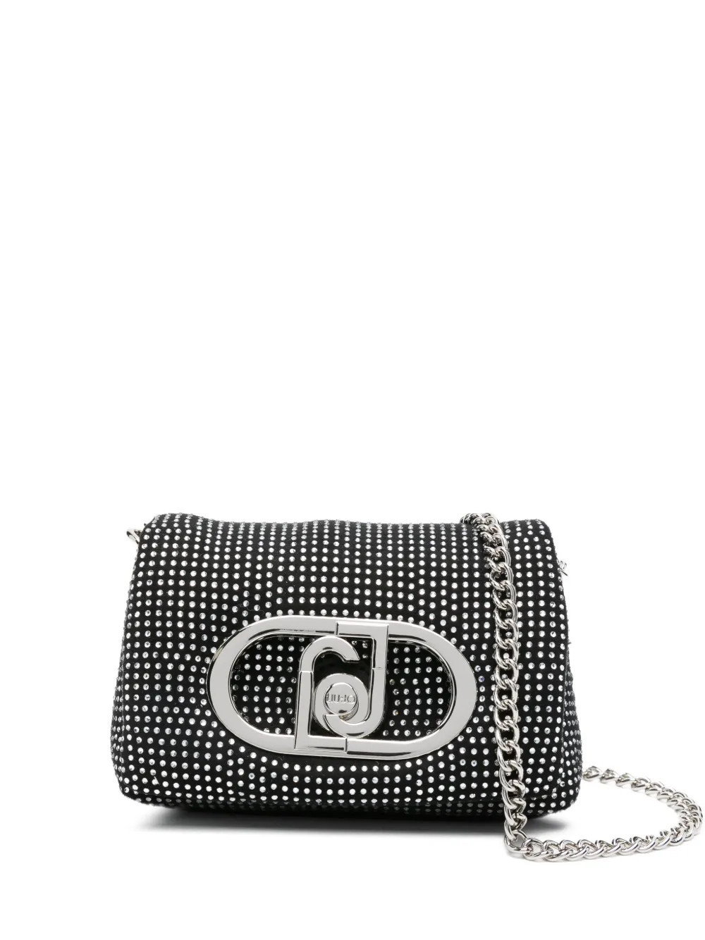 LIU JO crystal-embellished cross body bag - Black | Farfetch Global