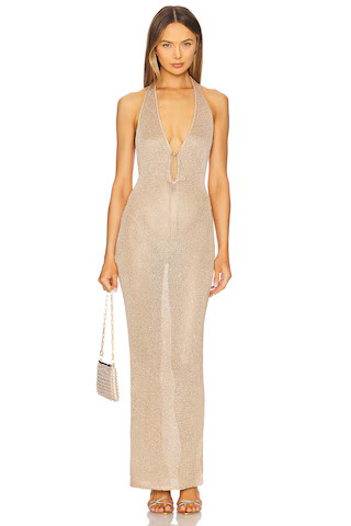 lovewave The Ebere Maxi Dress in Gold from Revolve.com | Revolve Clothing (Global)