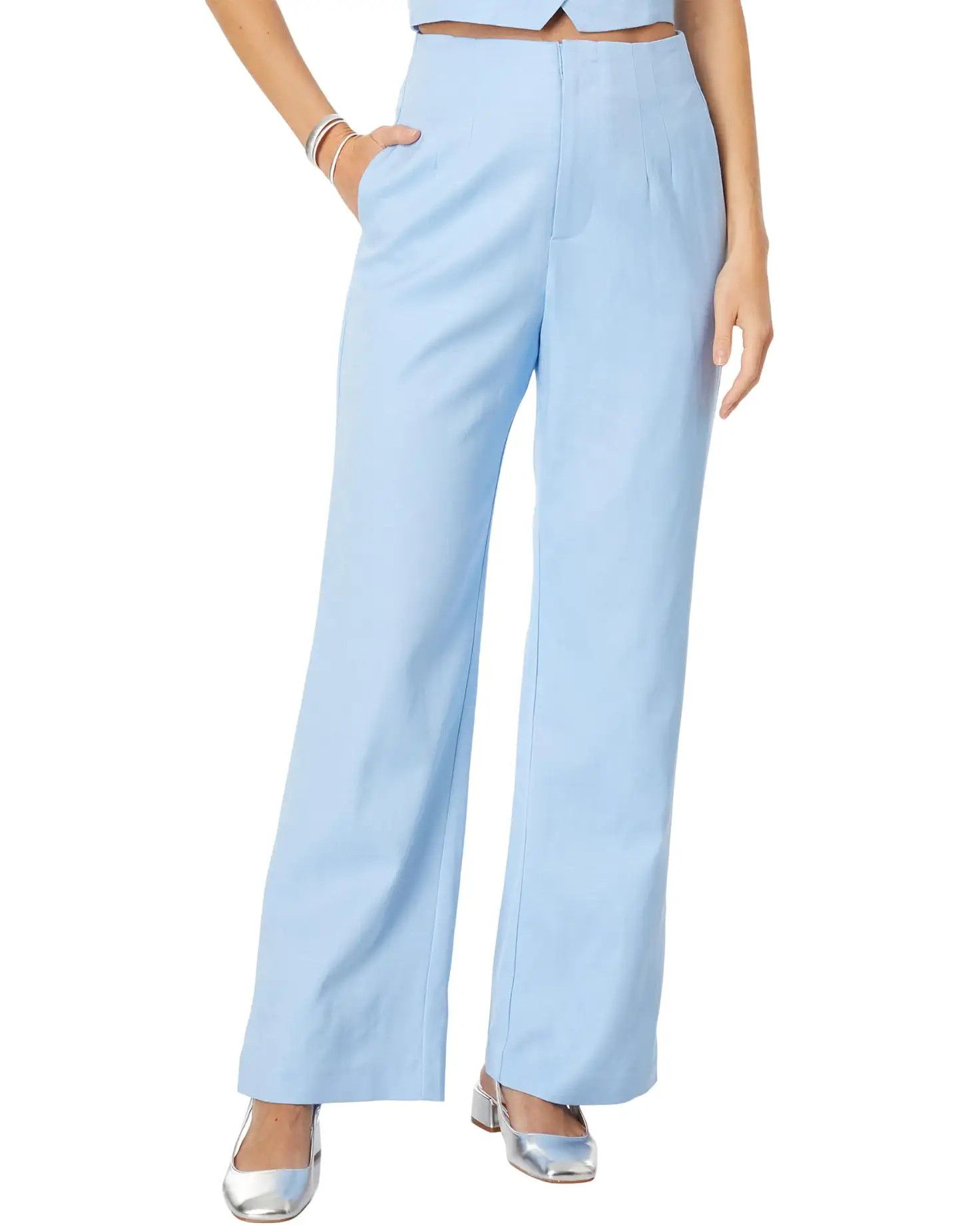 English Factory Linen Blend Pants | Zappos