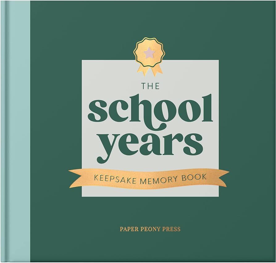 The School Memory Book: A Timeless School Years Memory Book for Preschool - 12th Grade Memories, ... | Amazon (US)