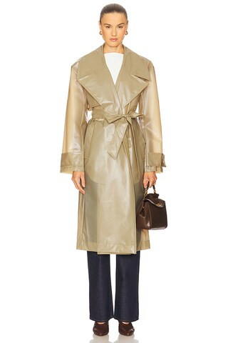L'Academie by Marianna Layne Trench Coat in Tan from Revolve.com | Revolve Clothing (Global)