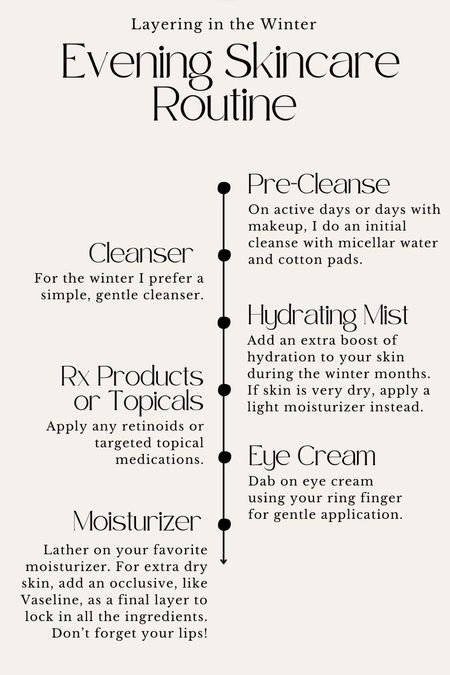 Winter skincare routine

Of note:  I use a prescription retinoid. I linked a dermatologist recommended over the counter retinaldehyde that can be used  

#LTKhome #LTKbeauty #LTKfindsunder50